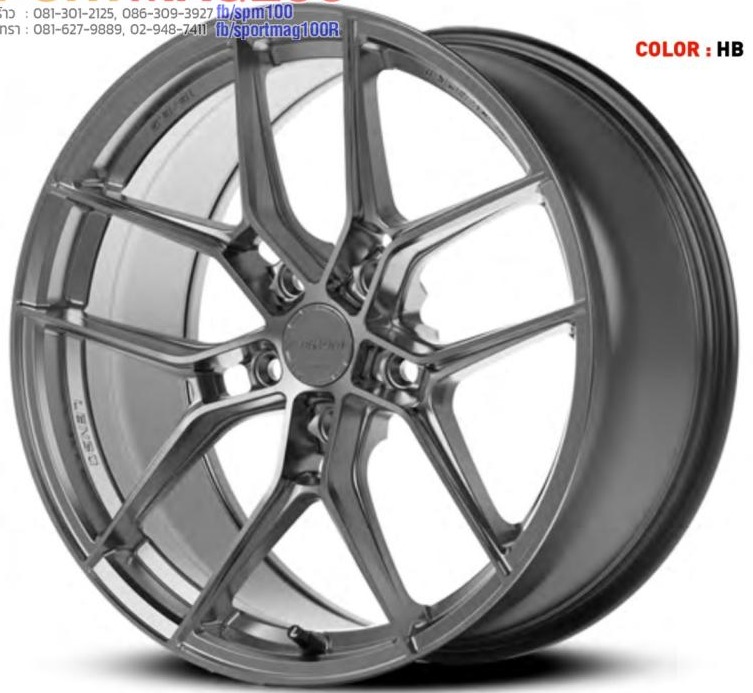 ล้อแม็กใหม่ FlowForming Lenso VENOM V3N LITETECH+ 5รู114 ET35 ไฮเปอร์แบล็ค 8.5-20นิ้ว