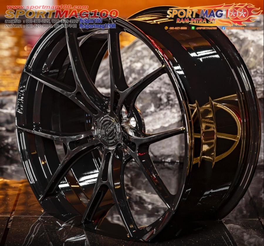 ล้อแม็กใหม่ AVIRAX FORGED GL500 5รู114/112 ET35 ดำเงา 8.5-18นิ้ว