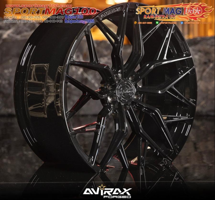 ล้อแม็กใหม่ AVIRAX FORGED GL502 5รู114/112 ET35 ดำเงา 8.5-18นิ้ว