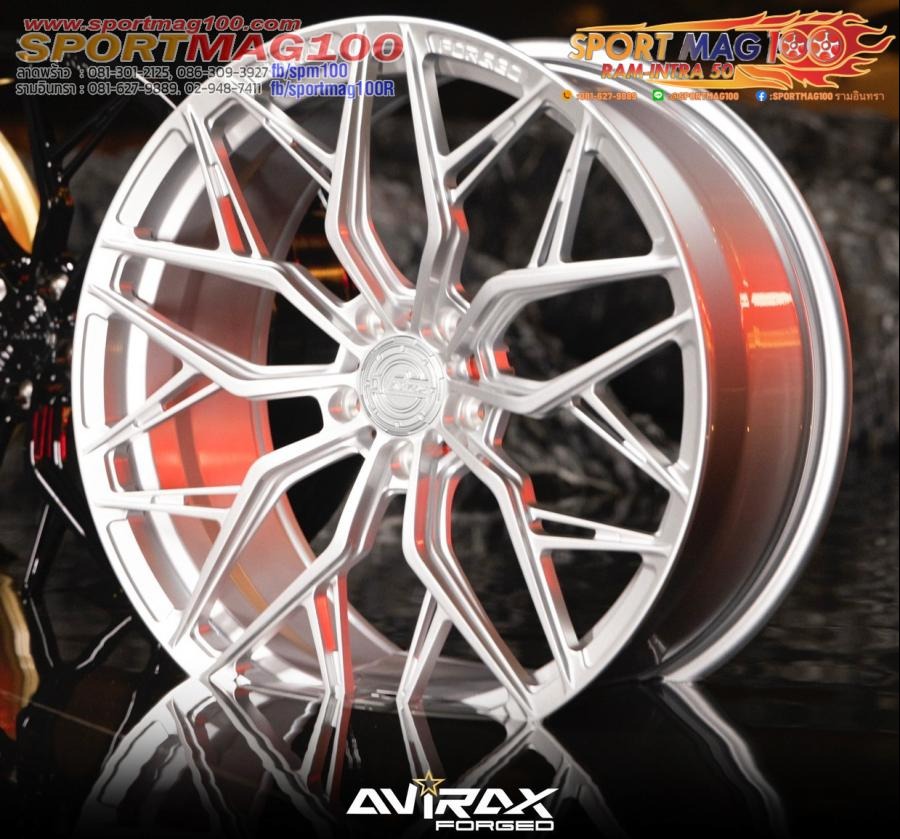 ล้อแม็กใหม่ AVIRAX FORGED GL502 5รู108 ET35 ซิลเวอร์ 8.5-18นิ้ว