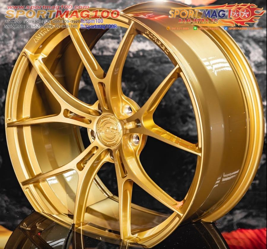 ล้อแม็กใหม่ AVIRAX FORGED GL500 5รู108 ET35 ทอง 8.5-18นิ้ว