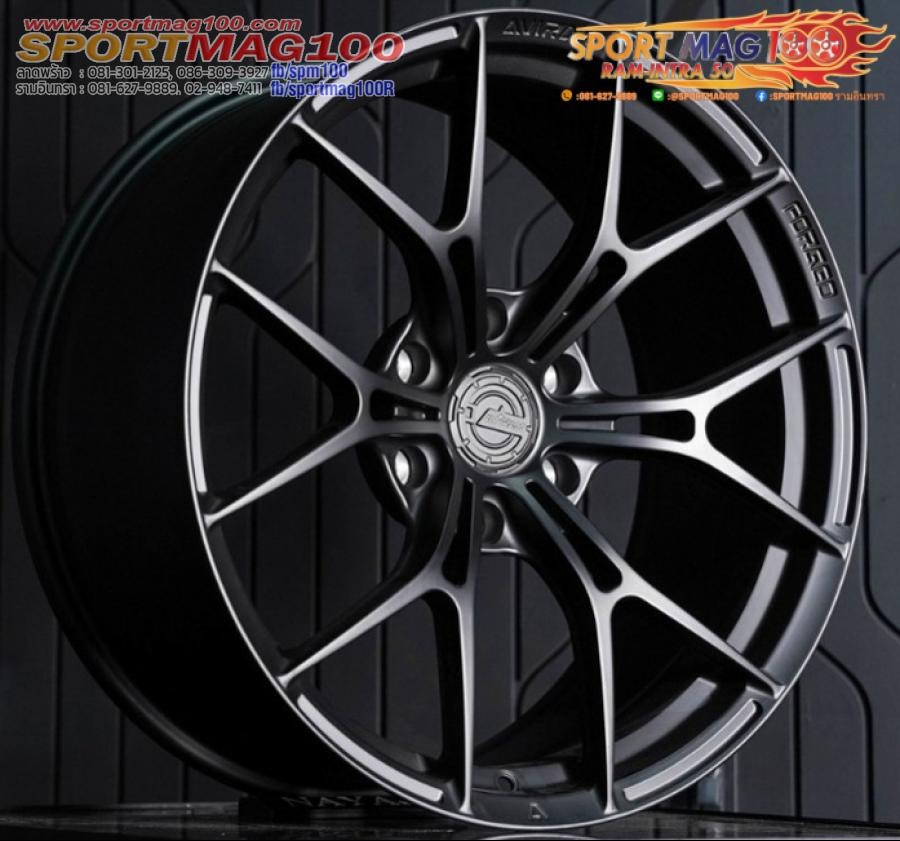 ล้อแม็กใหม่ AVIRAX FORGED GL500 6รู139 ET15 ดำเงา 9-20นิ้ว