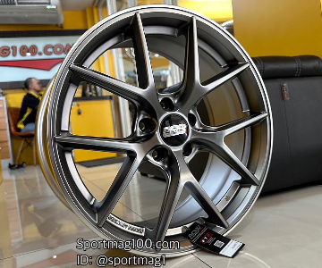 ล้อแม็กใหม่เบาสุดๆ FlowForming CIR 5รู114 ET35 แพลตตินั่มซิลเวอร์ 8.5 -18นิ้ว