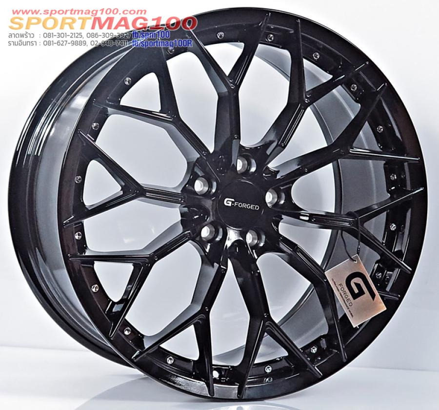 ล้อแม็กแท้ Flowforming Gforged GF06 5รู112 สีGlossblack ET32-40 8.5 R10-20นิ้ว