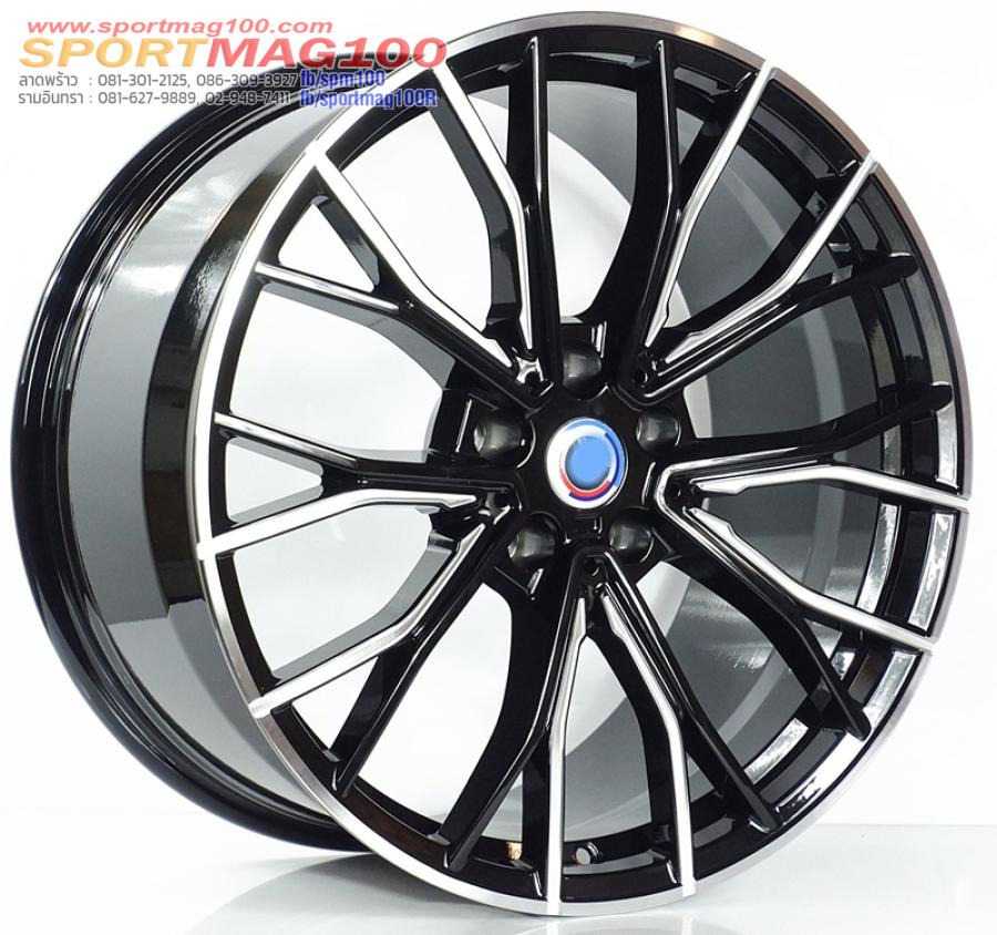 ล้อแม็กใหม่เบา Forged Msport 5รู112 ET30-38 ดำมิลลิ่ง F8.5 R9.5 -19นิ้ว