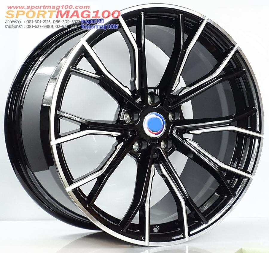 ล้อแม็กใหม่เบา Forged Msport 5รู120 ET30-38 ดำมิลลิ่ง F8.5 R9.5-20นิ้ว