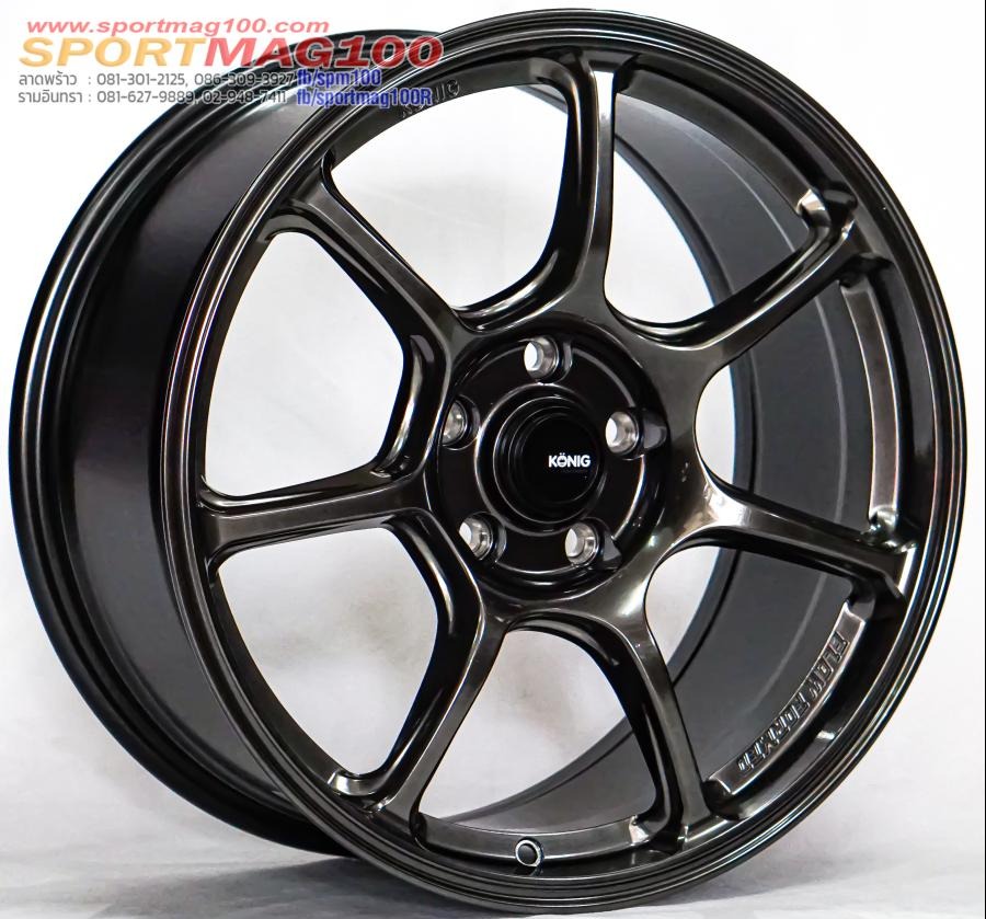 ล้อแม็กใหม่ USA FlowForming KONIG ULTRAGRAM N922M 5รู114 ET35 กันเมทาลิก 8.5-18นิ้ว