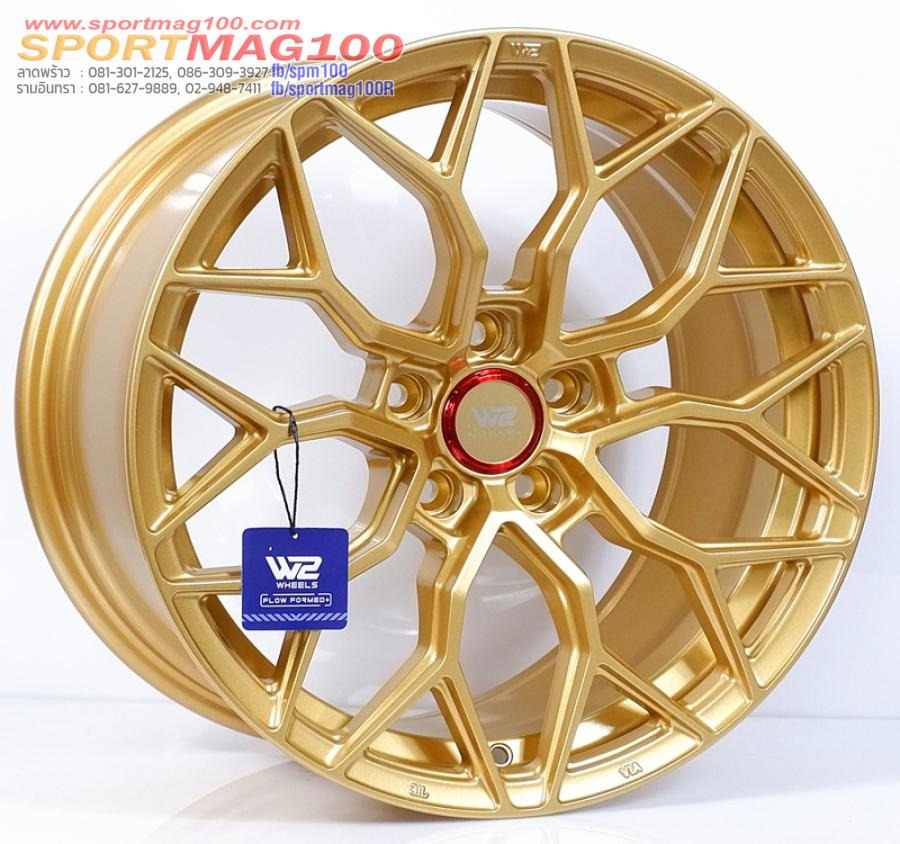 ล้อแม็กใหม่เบา Flowforming WFF-B 5รู114 สีDeepGold ET35 8.5-18นิ้ว