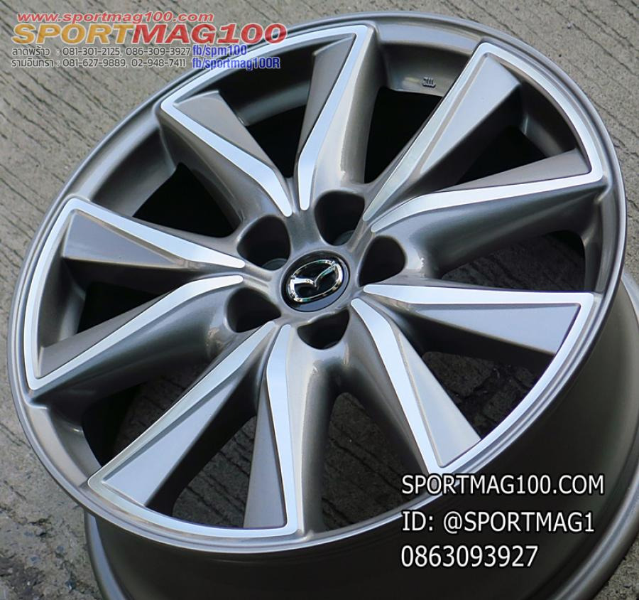 ล้อแม็กมือสอง New Mazda CX5 5รู114 เทาหน้าเงา 7-19นิ้ว(ลาดพร้าว)
