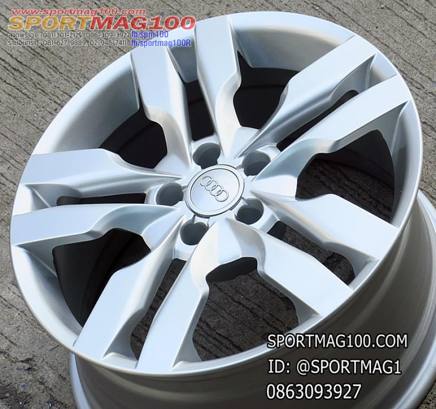 ล้อแม็กมือสองแท้ Audi TT 5รู112 ซิลเวอร์ 8-18นิ้ว(ลาดพร้าว)