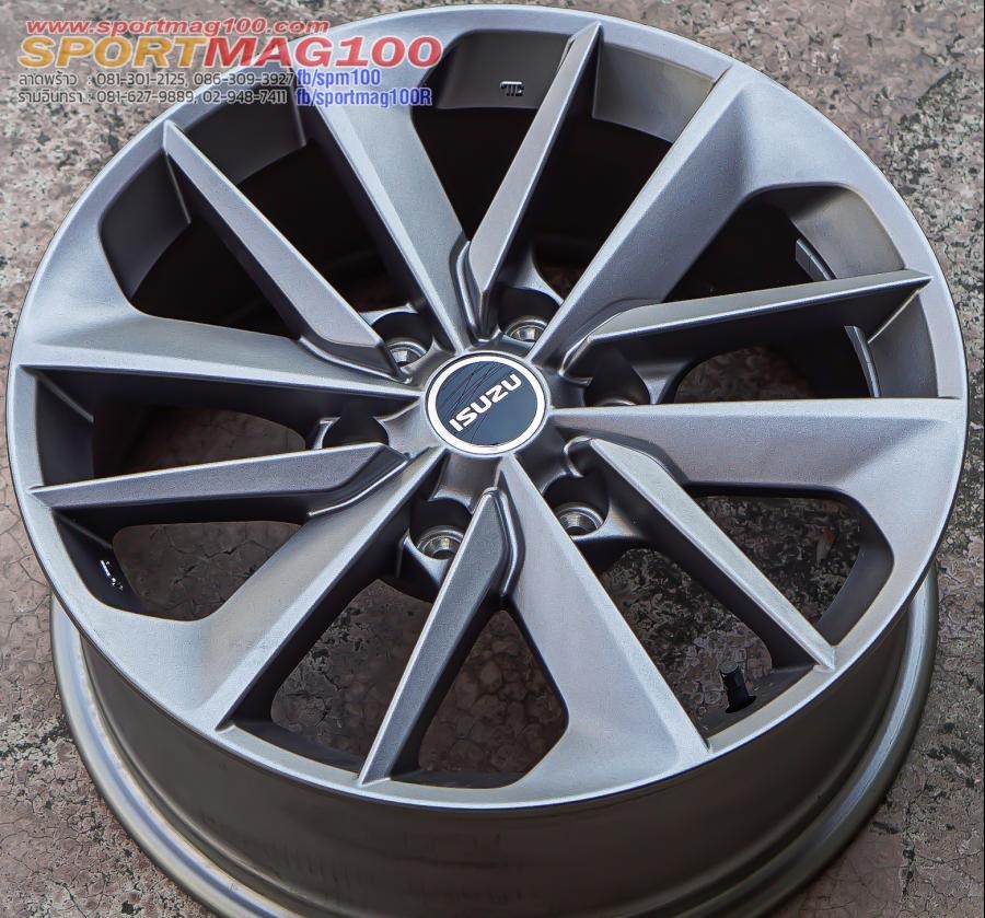 แม็กซ์ป้ายแดง Isuzu Mu-x  6รู139 สีเทา7.5-18นิ้ว (รามอินทรา)