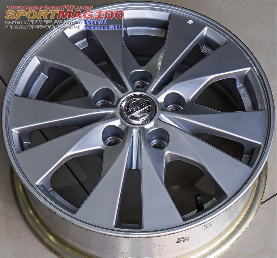 ล้อแม็กติดรถ Nissan Serena 5รู114 ซิลเวอร์ 5.5-15นิ้ว(รามอินทรา)