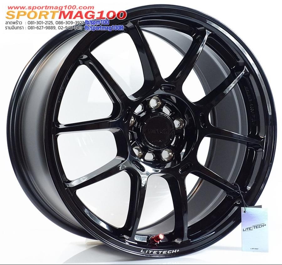 ล้อแม็กใหม่ FlowForming Lenso VENOM V1N LITETECH+ 5รู100 ET38 ดำเงา 8.5-18นิ้ว 