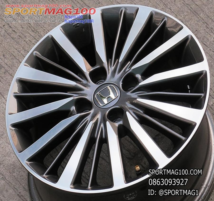 ล้อแม็กมือสองติดรถ Honda NewCity 4รู100 เทาหน้าเงา 6-15นิ้ว(ลาดพร้าว)