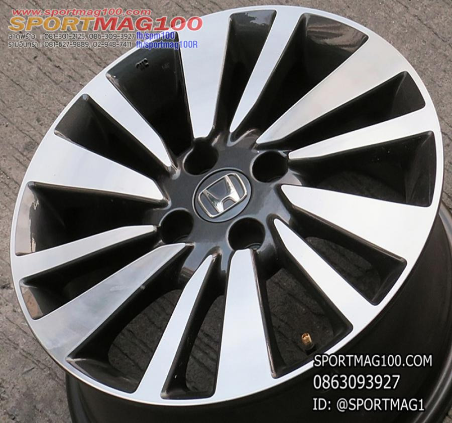 ล้อแม็กมือสองติดรถ Honda NewCity 4รู100 เทาหน้าเงา 6-15นิ้ว(ลาดพร้าว)
