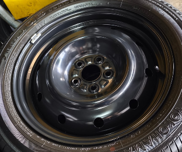 กระทะล้อ 5รู100 ขอบ16นิ้ว Toyota GR86 ET45 สีดำ กว้าง 6.5นิ้ว(รามอินทรา)