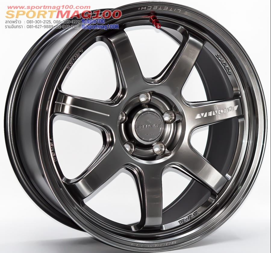 ล้อแม็ก FlowForming Lenso VT7 LITETECH+ ขอบ 18นิ้ว 5รู114.3 ไฮเปอร์แบล็ค ET35 กว้าง 8.5นิ้ว
