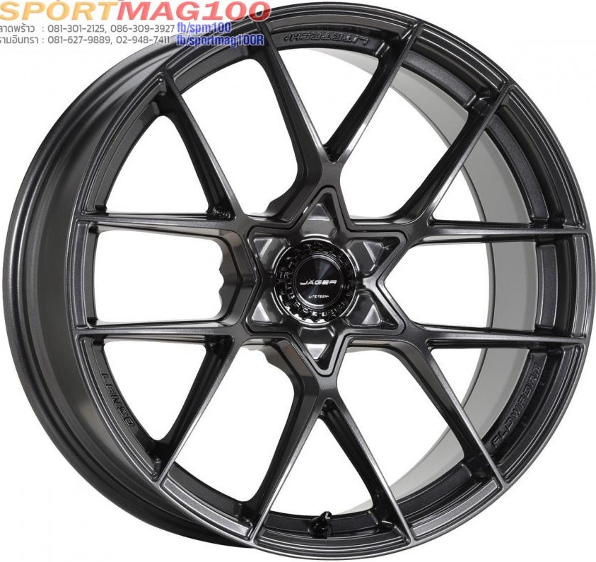 ล้อแม็กใหม่ FlowForming Lenso Jager Astra LITETECH+ ขอบ20นิ้ว 6รู139.7 กว้าง9 Offset15 สีไฮเปอร์ดาร์ค