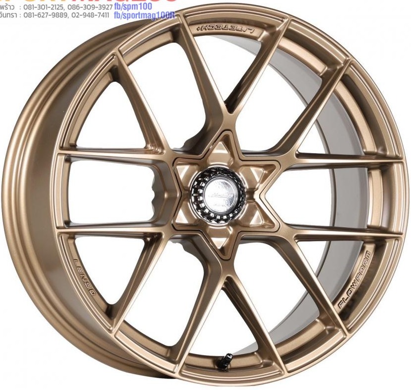 ล้อแม็กใหม่ FlowForming Lenso Jager Astra LITETECH+ ขอบ18นิ้ว 6รู139.7 กว้าง9 Offset15 สีทองแดง