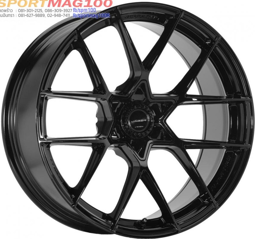 ล้อแม็กใหม่ FlowForming Lenso Jager Astra LITETECH+ ขอบ18นิ้ว 6รู139.7 กว้าง9 Offset15 สีดำแวว