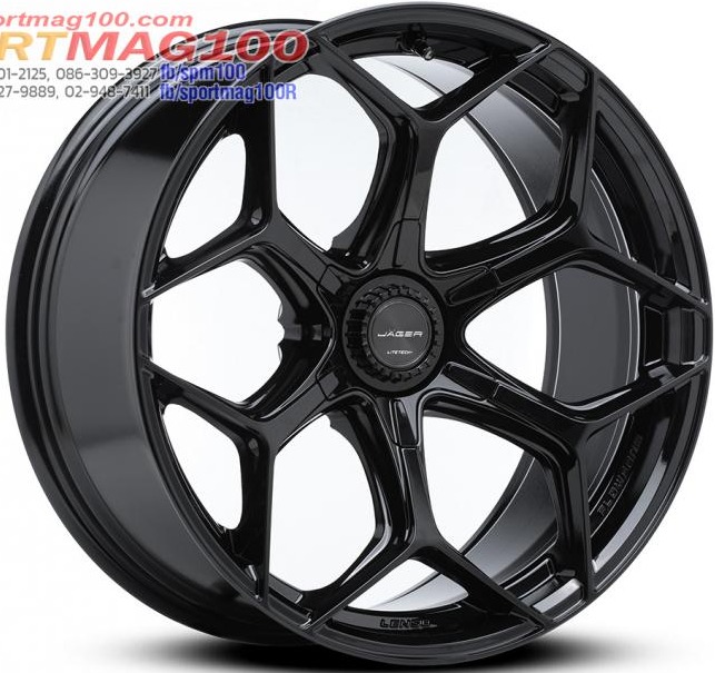ล้อแม็กใหม่ FlowForming Lenso VAMOS6 VT6 LITETECH+ ขอบ18นิ้ว 6รู139.7 กว้าง9 Offset15 สีดำแวว