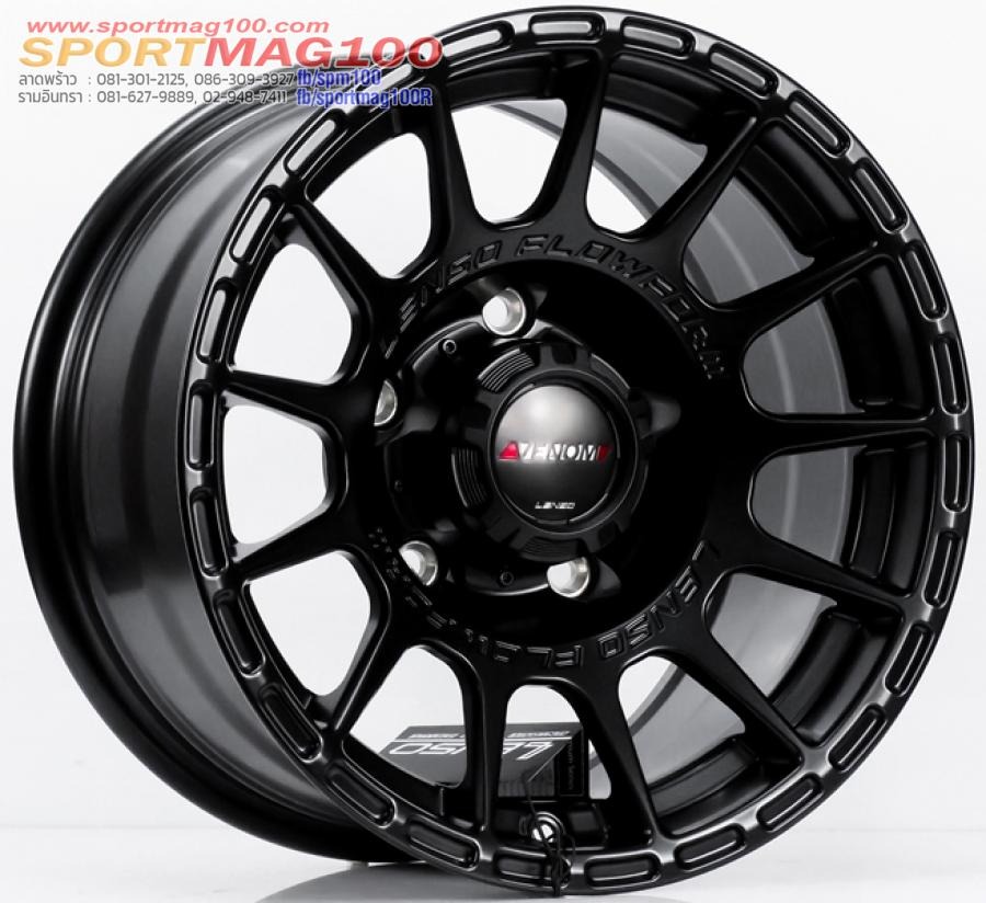 ล้อแม็ก Lenso Venom7 LITETECH+ สีดำด้าน 5รู139 Offset-6 กว้าง 8นิ้ว ขอบ 15นิ้ว