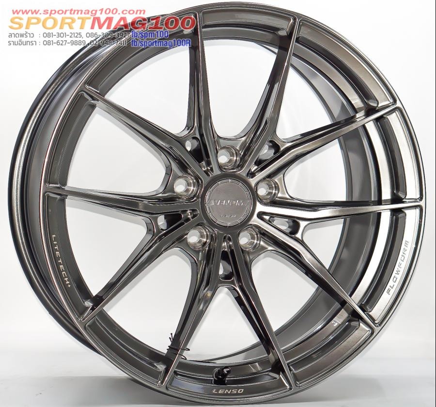 ล้อแม็กใหม่ FlowForming Lenso VENOM VNB LITETECH+ ขอบ18 กว้าง 8.5นิ้ว 5รู114.3 ET35 สีไฮเปอร์แบล็ค