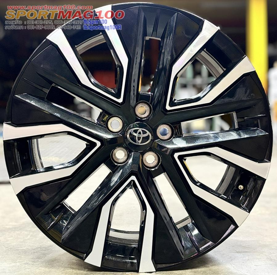 ล้อแม็กป้ายแดง New TOYOTA BZ4X ขอบ20นิ้ว กว้าง7.5นิ้ว 5รู114.3 Offset40 สีดำหน้าเงา(ลาดพร้าว)