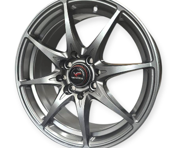 ล้อแม็กเบาใหม่ Yachiyoda Lw01 4รู100/114 ET38 กันเมทาลิก กว้าง6.5 ขอบ15นิ้ว 