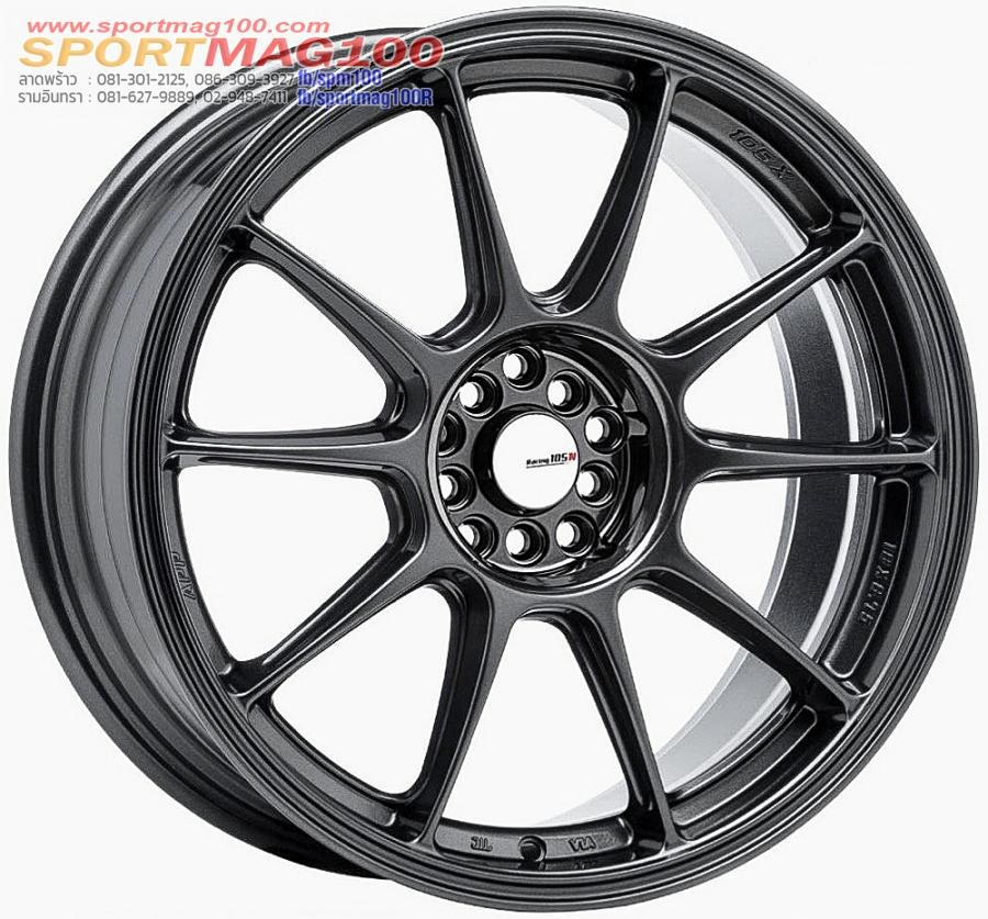 ล้อแม็ก TCX TC105 ขอบ18นิ้ว กว้าง8.75นิ้ว 5รู114.3/108 Offset35 สีกันเมทาลิก