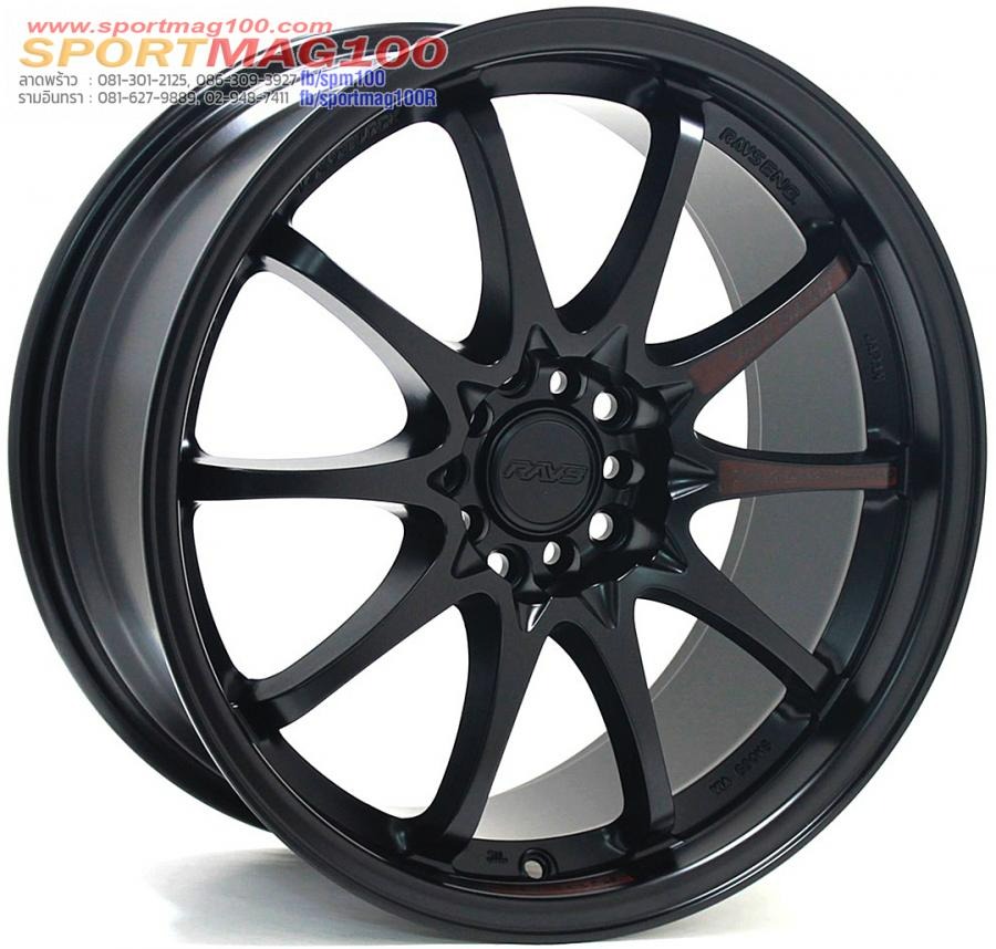 ล้อแม็ก CE28 ขอบ18นิ้ว กว้าง8.5นิ้ว 5รู100/114.3 Offset35 สีดำด้าน