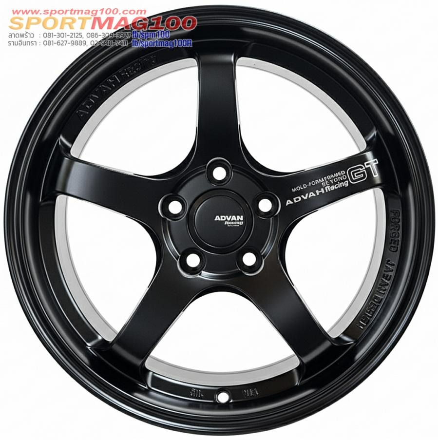 ล้อแม็ก INSPI Advan GT FlowForming ขอบ17นิ้ว กว้าง8นิ้ว 5รู112/114.3 Offset35 สีดำด้าน