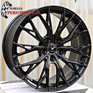 ล้อแม็ก Flowforming HR224 5รู114/112 ET35 ดำแวว กว้าง8.5 ขอบ18นิ้ว 