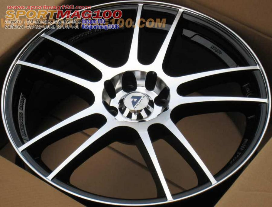 ล้อแม็ก SSW K1 4รู100/114 ET42 ดำเงา กว้าง7.5 ขอบ18นิ้ว