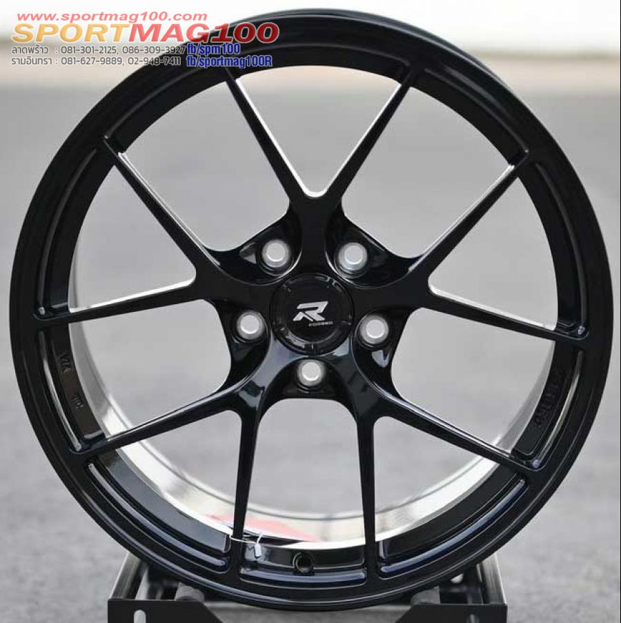 ล้อแม็ก Forged RF1 ขอบ18นิ้ว 5รู114 ET35 ดำแวว กว้าง 8.5นิ้ว