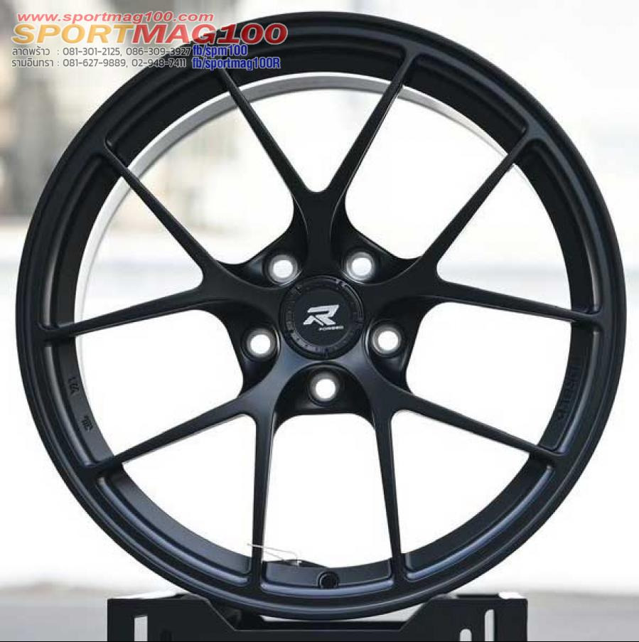 ล้อแม็ก Forged RF1 ขอบ18นิ้ว 5รู114 ET35 ดำด้าน กว้าง 8.5นิ้ว 