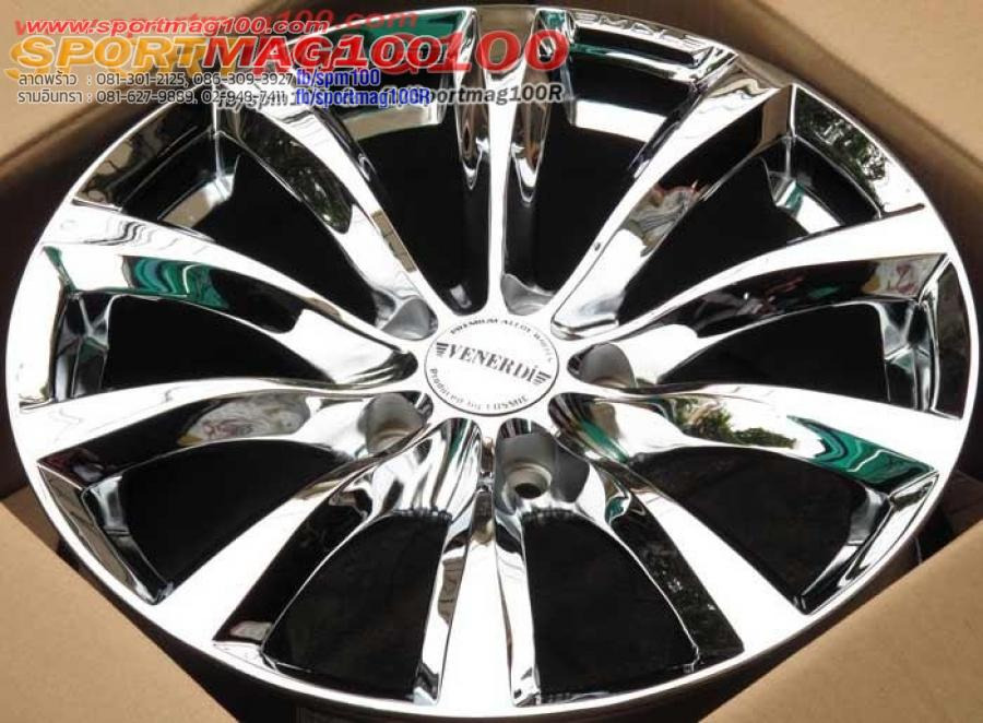 ล้อแม็ก Venerdi MadelenaK48 4รู100 ET42 โครเมียม กว้าง8 ขอบ18นิ้ว