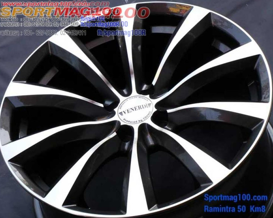 ล้อแม็กใหม่ Venerdi MadelenaK48 4รู100 ET42 กันเมทาลิก 8-18นิ้ว 	