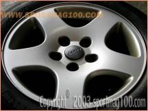 ล้อแม็กแท้มือสอง Audi A6 5รู112 ET45 ซิลเวอร์ 7-16นิ้ว(ลาดพร้าว-รามอินทรา)