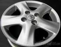 ล้อแม็กมือสอง Toyota Vios Yaris 5ก้าน 4รู100 ซิลเวอร์ 5.5-15นิ้ว(รามอินทรา)