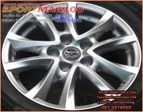 แม็กซ์มือสอง Mazda3 5รู114 ซิลเวอร์ ใส่กับ Vigo Tritan ได้เลย 16นิ้ว(รามอินทรา-ลาดพร้าว) 