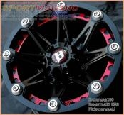 ล้อแม็กใหม่ Ballistic Jester 6รู139 ET0 ดำด้าน 8-16นิ้ว(cb110)