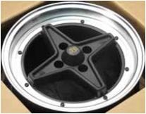 สินค้าใหม่ : แม็กซ์ใหม่ AP Racing สีดำขอบเงา 4รู100 15นิ้ว