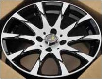 สินค้าใหม่ : แม็กซ์ใหม่ Mic Racing 3115 สีดำเคลือบขาว 4รู 15นิ้ว