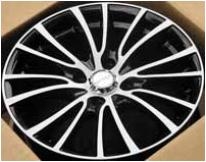 สินค้าใหม่ : แม็กซ์ใหม่Katana Racing 7206 สีดำหน้าขาว 4รู 15นิ้ว