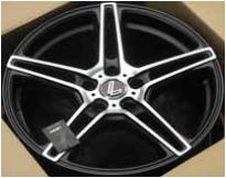 ล้อแม็กซ์ใหม่พรีเมียม Lenso Conquista6 5รู114 ดำหน้าเงา 8-18นิ้ว