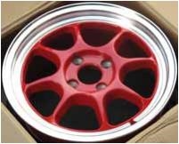 สินค้าใหม่ : แม็กซ์ใหม่ RF1 สีแดงขอบเงา 4รู100 15นิ้ว