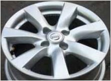 ล้อแม็กมือสอง Nissan Almera 4รู100 ET40 ซิลเวอร์ 5.5-15นิ้ว(รามอินทรา)