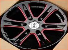 สินค้าใหม่ : แม็กซ์Advanti M8505 ดำแดง สำหรับรถไม่เน้นยื้น และH1-18นิ้ว