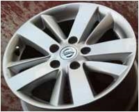 ล้อแม็กมือสอง New Nissan Teana 5รู114 ลายใบพัด สีซิลเวอร์ 6.5-16นิ้ว(รามอินทรา)